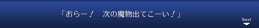 「おらー！　次の魔物出てこーい！」